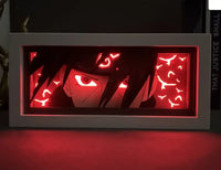 Naruto Uchiha Sasuke 3D Anime LED Light Box illuminated warm glow anime desk lamp decoration