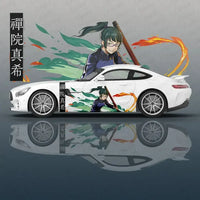 Jujutsu Kaisen Anime Car Decal Vinyl Sticker flower SUV side graphics universal vehicle body