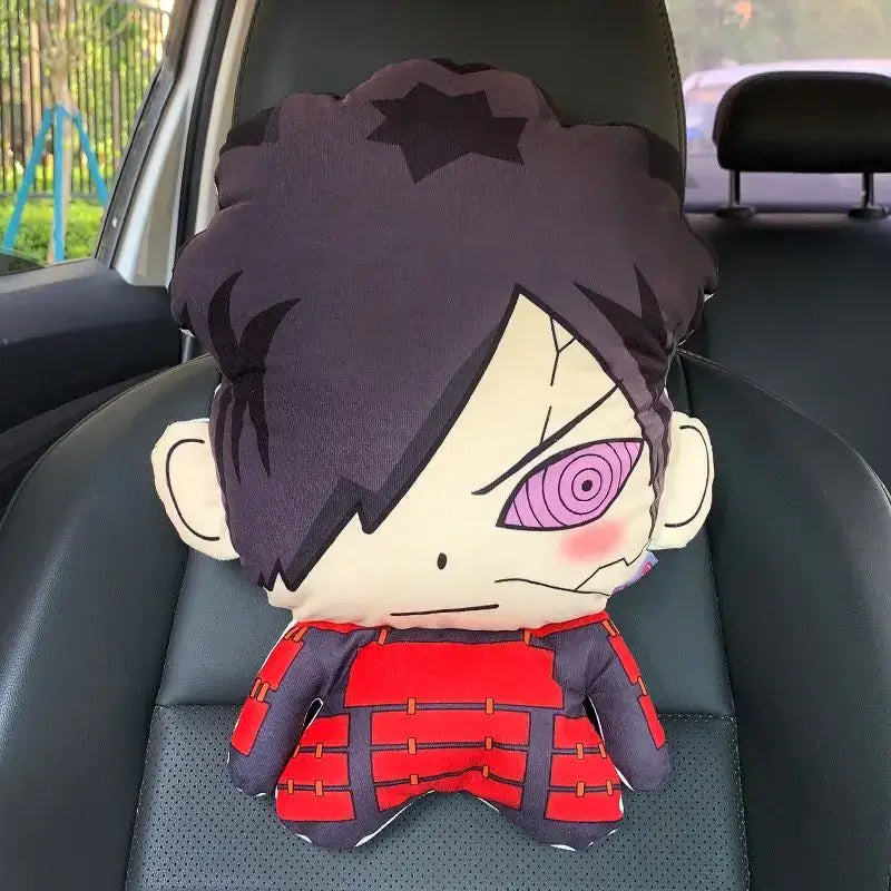 Naruto Anime Car Neck Pillow Headrest Uzumaki cartoon anti-fatigue seat accessory gift