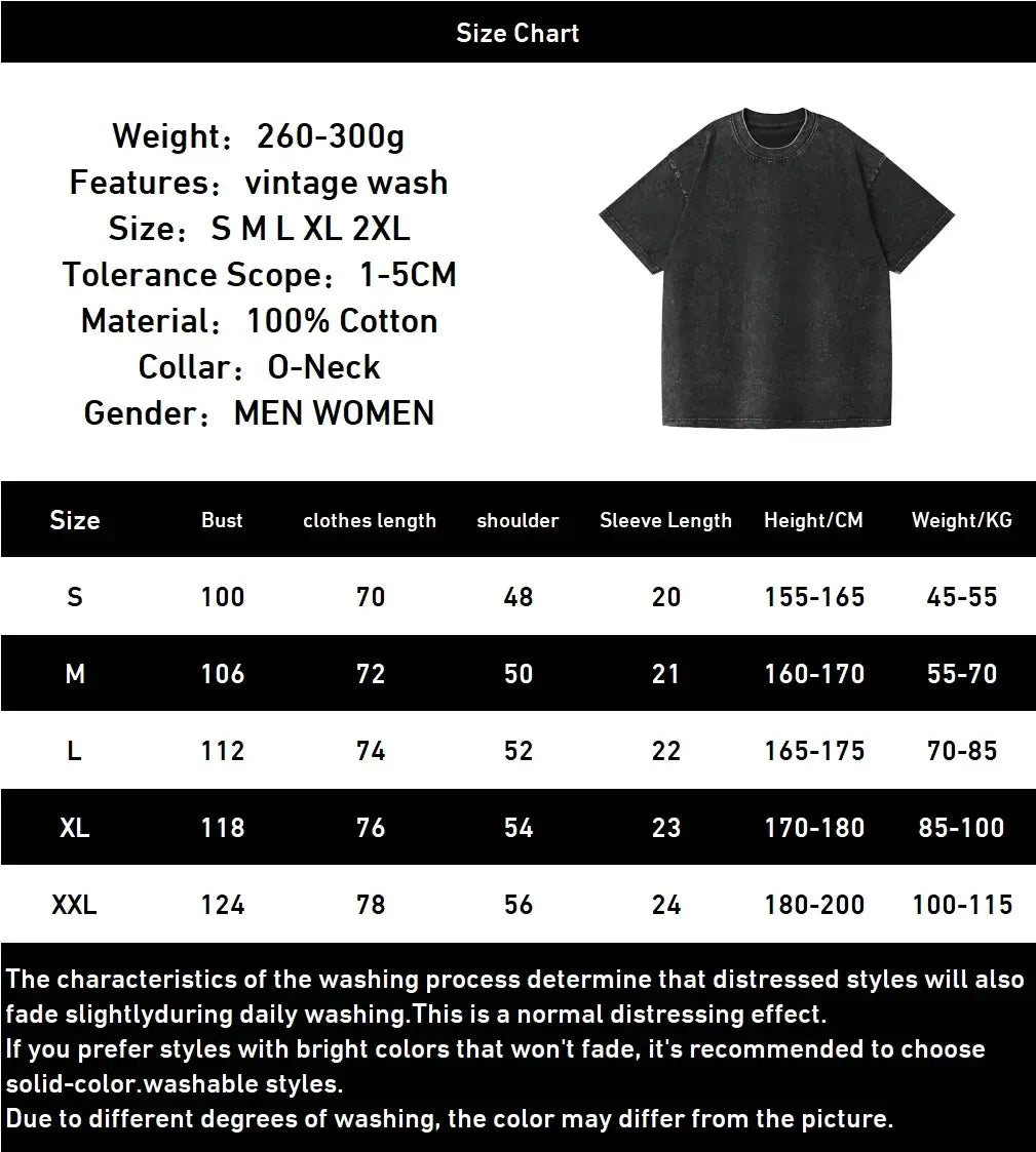 Zaraki Kenpachi Bleach Vintage Washed T-Shirt featuring oversized black design with graphic print front and back.