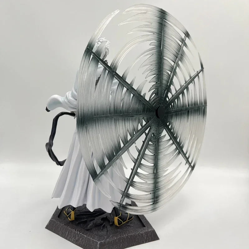 A detailed 32cm Bleach Anime Figure GK model featuring Kurosaki Ichigo in battle pose, available with Ulquiorra Cifer and Toshiro Hitsugaya variants.