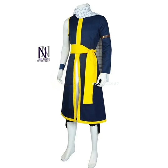 Natsu Dragneel 100 Years Quest Cosplay Costume worn full set anime cosplay Halloween men women