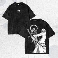 Ichigo Kurosaki Hollow Mask Washed T-Shirt | BLEACH Streetwear