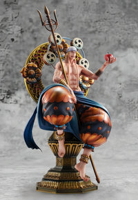 One Piece Enel Thunder God POP MAX GK Figure 39cm Bandai sitting statue PVC anime gift box