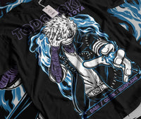 A stylish Dabi T-Shirt featuring Toya Todoroki manga panel art, designed as a trendy anime top for women and men.