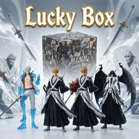 Bleach Anime Surprise Gift Box featuring collectible figures and box set in dynamic display.