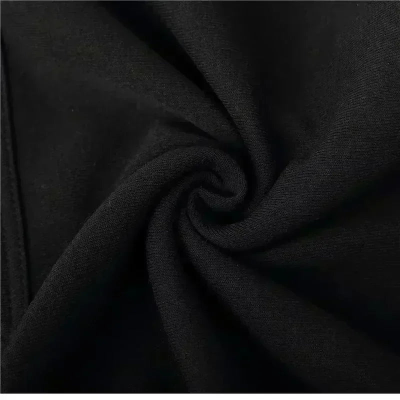 Close-up of One Piece Zoro Anime Hoodie Sweatshirt cartoon print cotton fabric detail Y2K