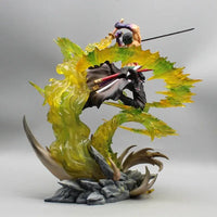 Roronoa Zoro PVC Figure 30cm With Light Bandai One Piece luminous standing model Christmas gift
