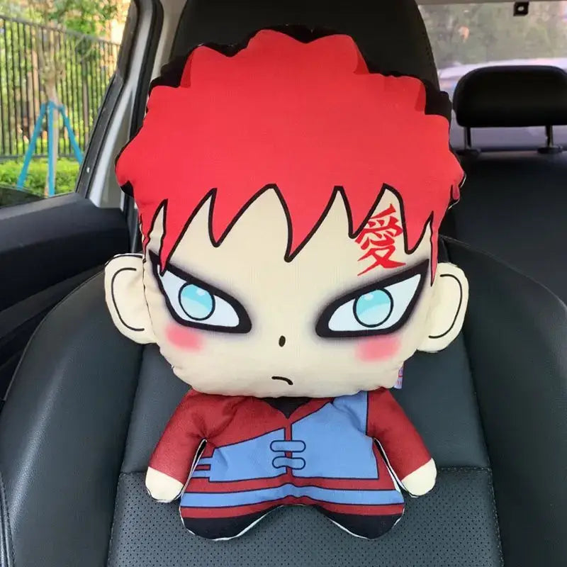 Naruto Anime Car Neck Pillow Headrest Uzumaki cartoon anti-fatigue seat accessory gift