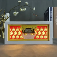 Naruto Uchiha Sasuke 3D Anime LED Light Box illuminated warm glow anime desk lamp decoration