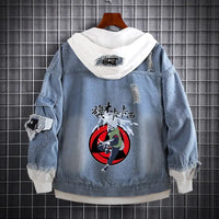 Naruto Akatsuki Itachi Harajuku Pullover Hoodie back view flannel Harajuku anime sweatshirt