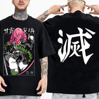 Demon Slayer Summer Parent-Child Cotton Tee loose casual anime print short sleeve top