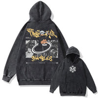 One Piece Vintage Washed Oversized Hoodie | Cotton Streetwear