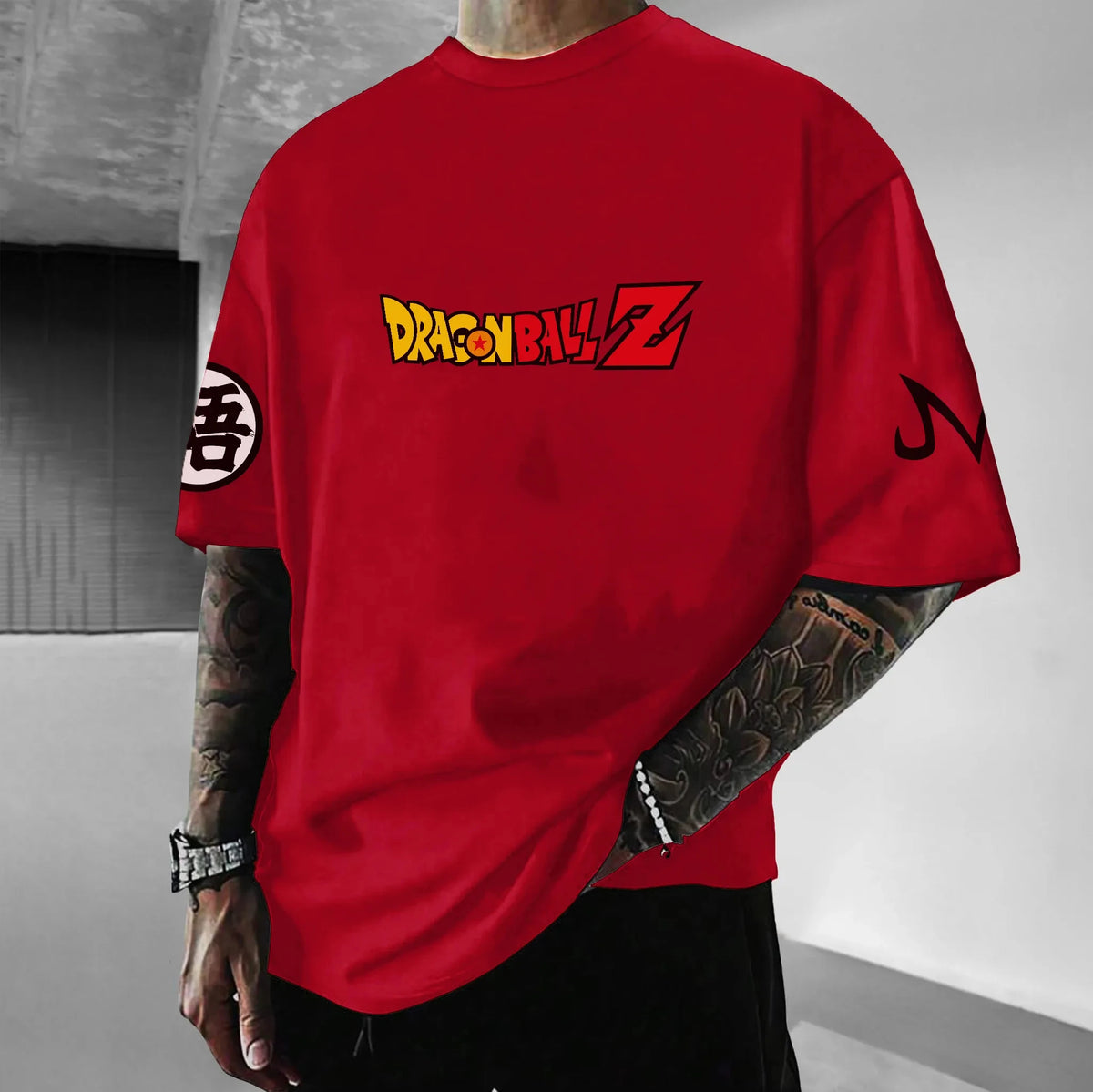Dragon Ball Vegeta Harajuku Oversized Anime T-Shirt retro street unisex loose summer top 2025