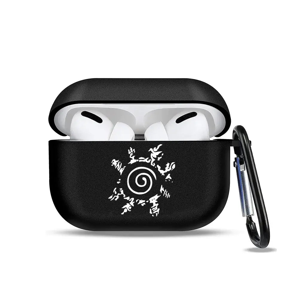 Naruto Itachi AirPods Case Soft Anime Cover TPU cartoon Uchiha Itachi Gaara Akatsuki character figure protective case fits AirPods 1 2 3 Pro Pro2
