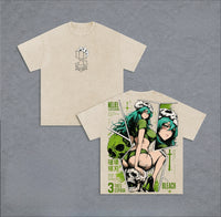 Nelliel Bleach Vintage Washed Soft Cotton T-Shirt | Casual Tee