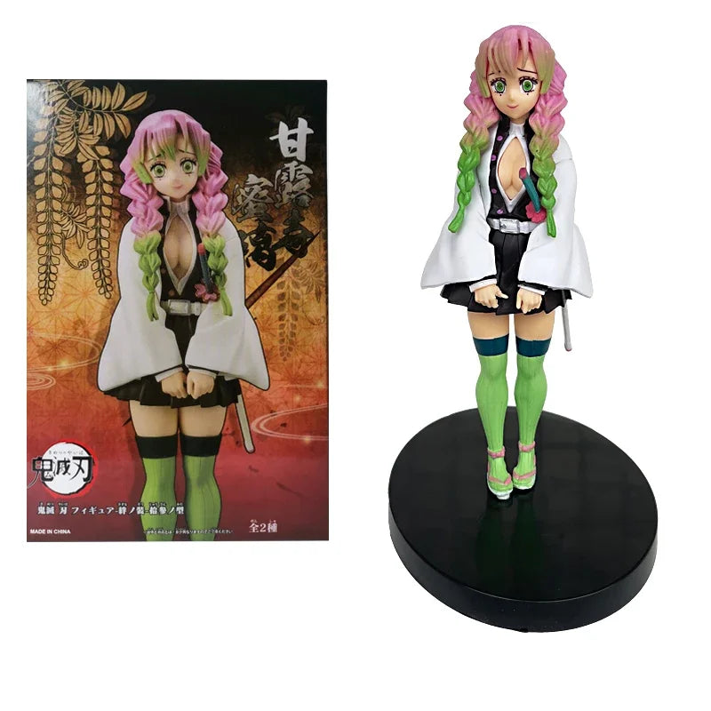 High-quality Demon Slayer Figures featuring Tanjiro Kamado, Nezuko, Zenitsu, and Inosuke in dynamic action poses for anime collection.