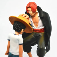 A high-quality 18cm One Piece Luffy Action Figure made of PVC, featuring Monkey D. Luffy in a classic standing pose for anime desktop decoration.