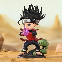 A cute Naruto Pop Mart Blind Box from the Ninkai Taisen Series featuring a collectible chibi anime desktop decoration model.