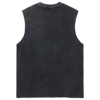 One Piece Vintage Washed Graphic Tank Top | Cotton Streetwear