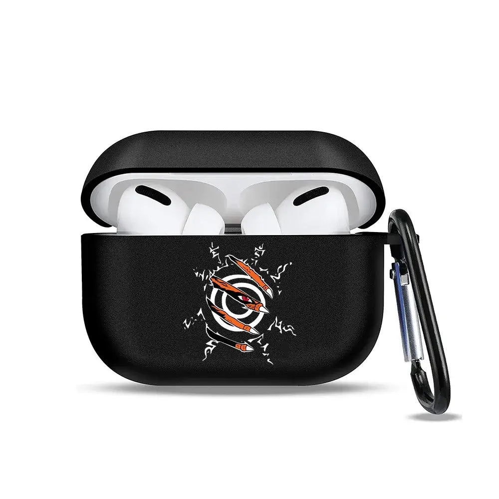 Naruto Itachi AirPods Case Soft Anime Cover TPU cartoon Uchiha Itachi Gaara Akatsuki character figure protective case fits AirPods 1 2 3 Pro Pro2