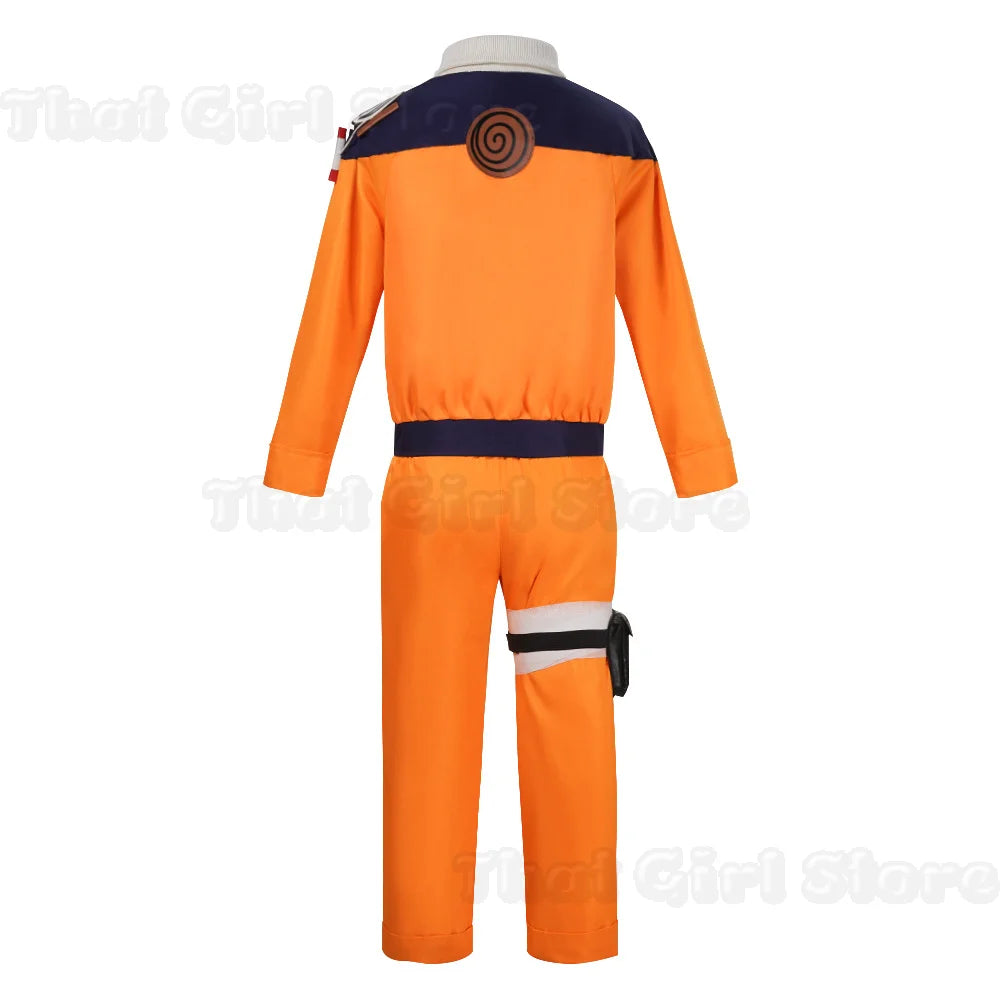 Naruto Uzumaki Orange Cosplay Costume | Genin Outfit