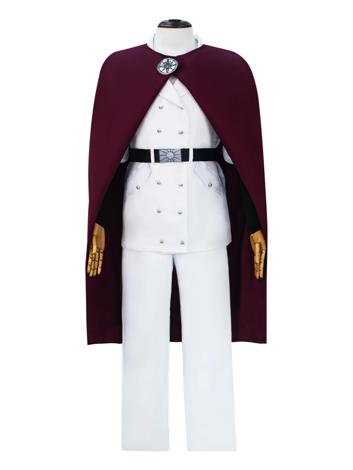 Yhwach Cosplay Costume featuring coat, cloak, pants, and belt for Quincy King outfit.
