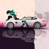 My Hero Academia Anime Car Wrap Decal Sticker PVC gloss protective body modification universal