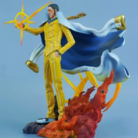 Close-up of One Piece Kizaru Borsalino PVC Action Figure Kizaru detail Bandai PVC quality
