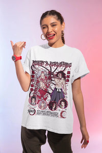 Demon Slayer Muzan Kokushibo Children Cotton T-Shirt worn lifestyle casual anime summer children