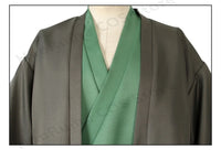 Urahara Kisuke BLEACH Cosplay Costume featuring a green top, pants, and hat, perfect for adult fans.