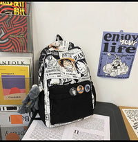 One Piece Luffy Anime Backpack school laptop travel bag men women bold print gift