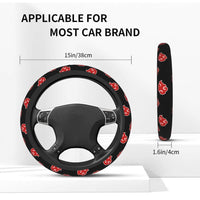Naruto Akatsuki Anime Steering Wheel Cover 38cm elastic Neji Konoha braid car accessory