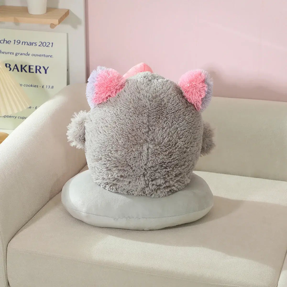 Inosuke Boar Head Plush Cosplay Neck Pillow packaged anime cosplay travel gift Demon Slayer