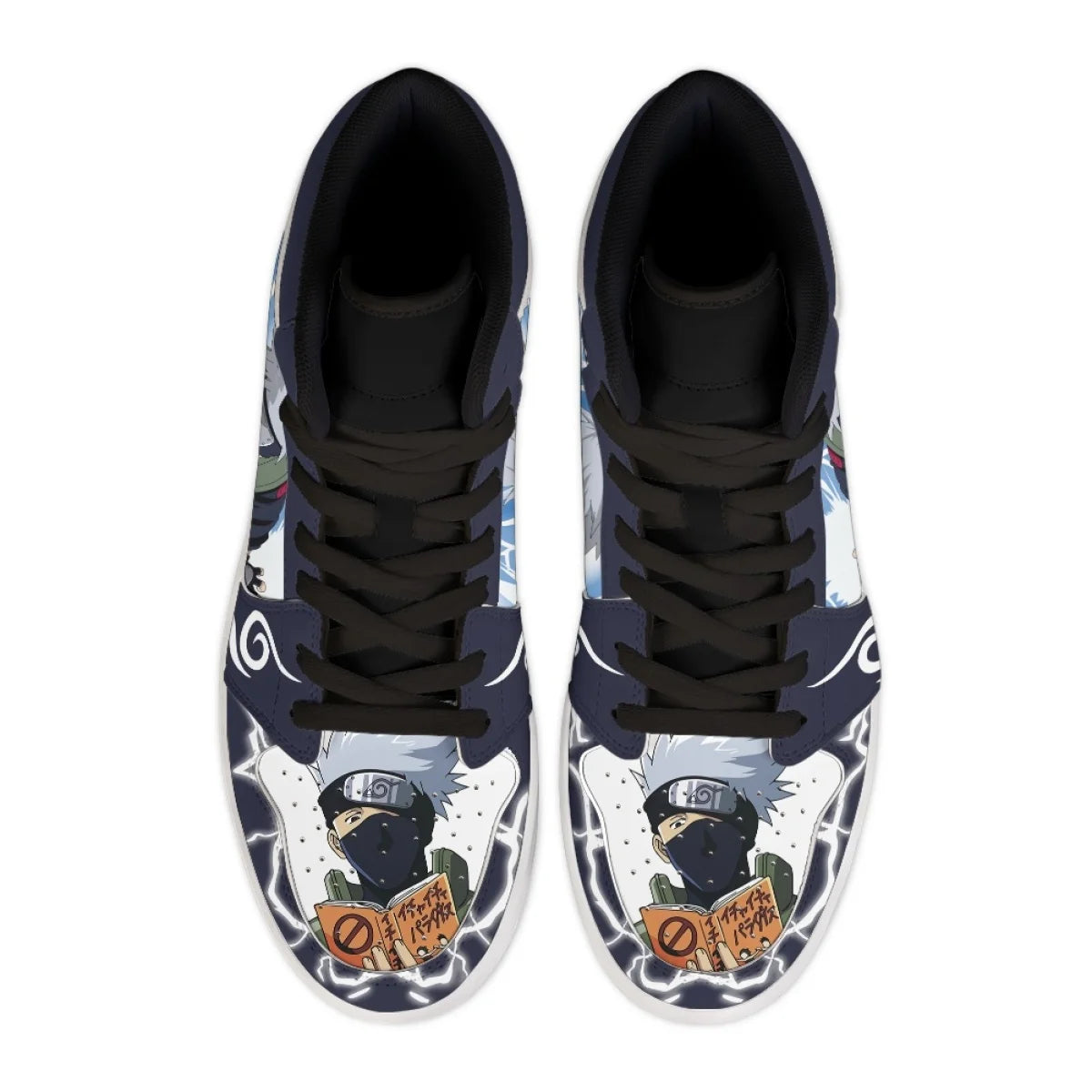 Naruto Anime High Top PU Leather Sneakers cartoon street sport basketball gift men women