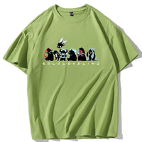 A Cute Solo Leveling T-shirt with a chibi anime design, perfect as a short sleeve O-neck gift for fans.