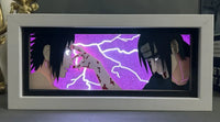 Naruto Uchiha Sasuke 3D Anime LED Light Box illuminated warm glow anime desk lamp decoration