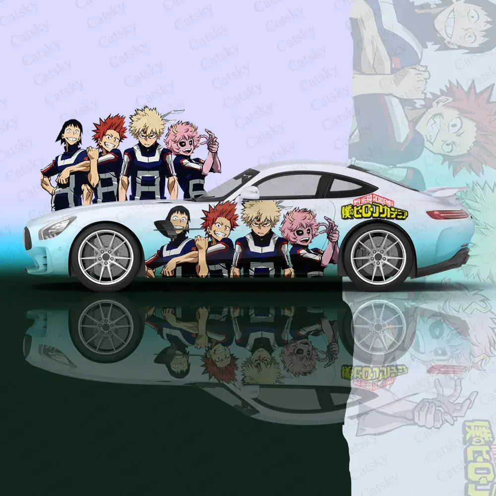 My Hero Academia Anime Car Wrap Decal Sticker PVC gloss protective body modification universal