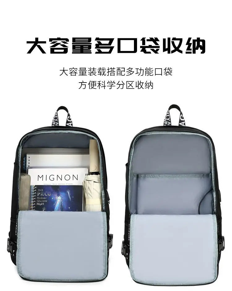 One Piece Anime Polyester School Travel Backpack featuring vibrant artwork and stylish design for teens.