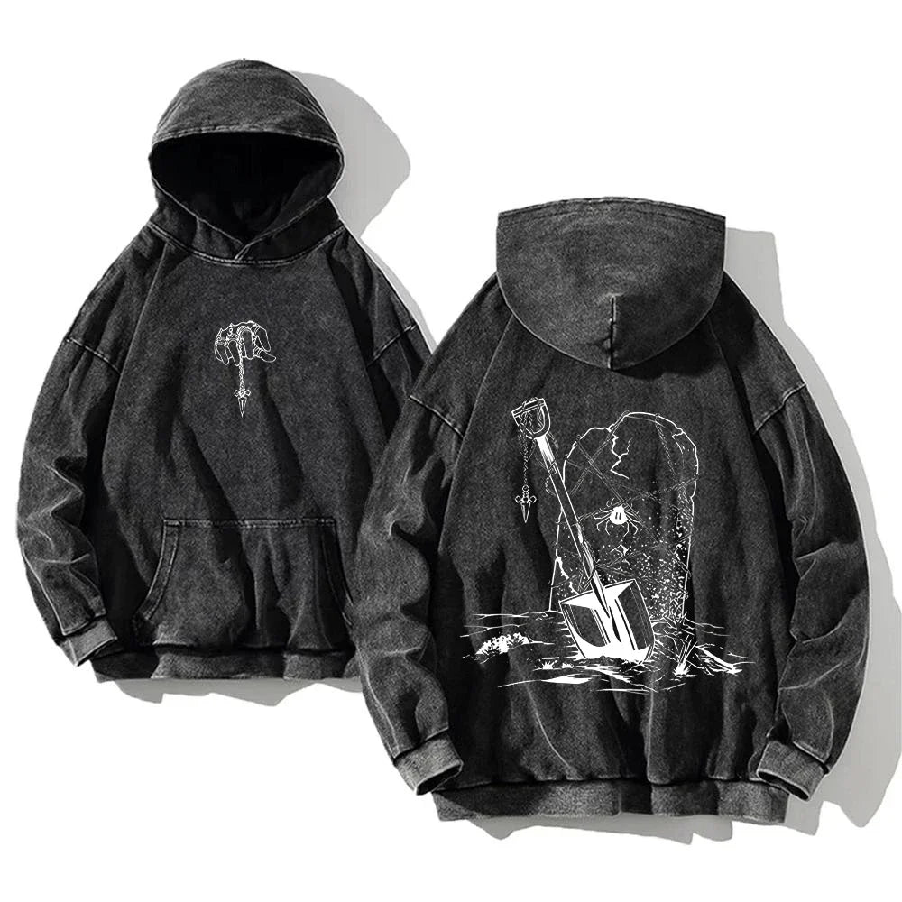 Hunter x Hunter Vintage Washed Manga Hoodie | Fleece Pullover