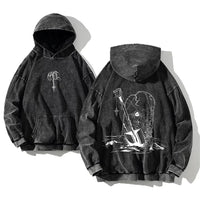 Hunter x Hunter Vintage Washed Manga Hoodie | Fleece Pullover