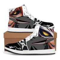 Casual Midoriya Izuku Sneakers featuring green Deku anime print, comfortable flat basketball shoes for men and women.