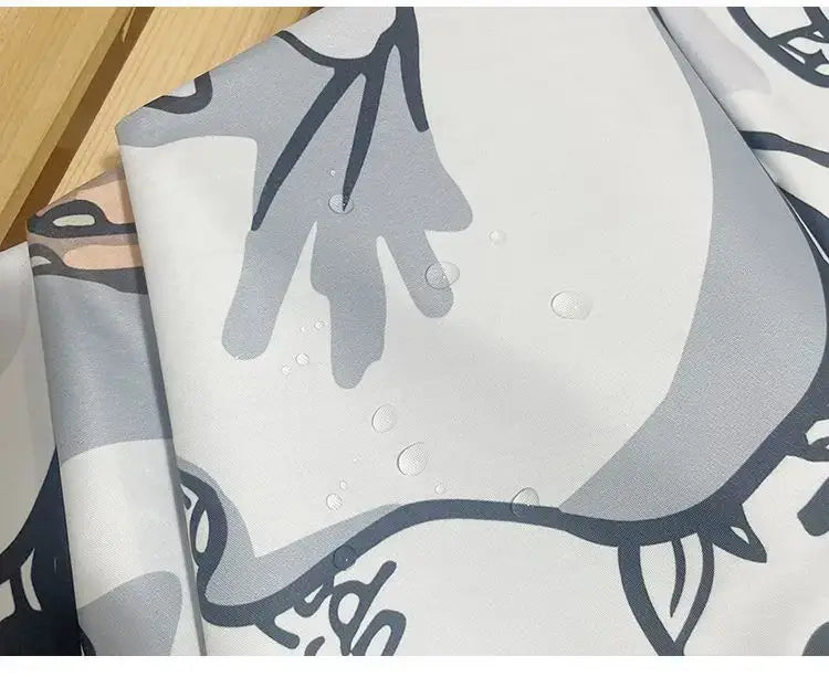 An automatic One Piece Nika Luffy Fold Umbrella with a three-fold design, featuring Gear 5 anime art and black glue sunscreen.