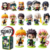 Demon Slayer Tanjiro Nezuko Blind Box Figure anime cartoon statue ornament surprise gift