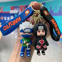 Naruto Kakashi Anime Character Keychain cartoon pendant bag car key decoration fan gift
