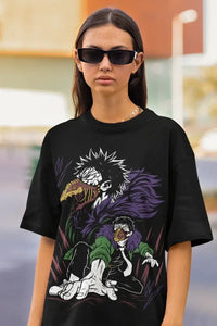 A premium Overhaul Kai T-Shirt featuring Kai Chisaki and Japanese Kanji graphic art, designed as a My Hero Academia anime gift for men and women.
