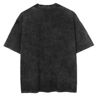 Asta Black Clover Manga Streetwear T-Shirt featuring a graphic design on a washed cotton oversized tee.