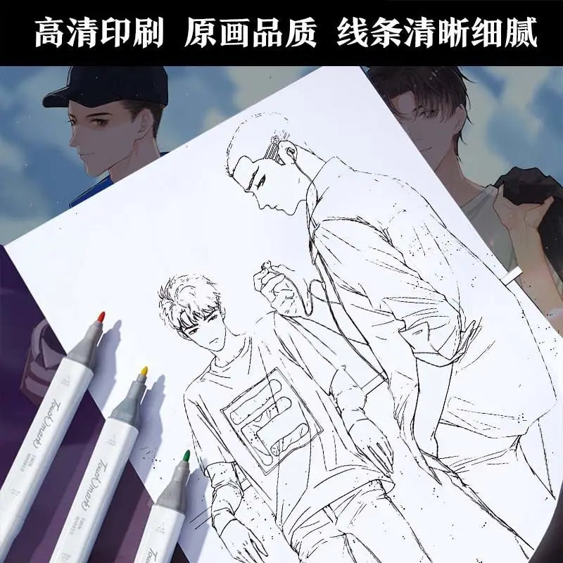 Chainsaw Man Anime Colouring Book multiple pages fan-drawn anime outline sketches colouring