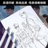 Chainsaw Man Anime Colouring Book multiple pages fan-drawn anime outline sketches colouring