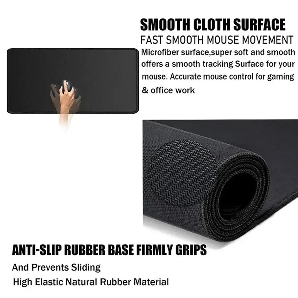 Master Roshi Mouse Pad Dragon Ball gaming desk mat with colorful anime artwork smooth polyester cloth surface stitched edges and non-slip rubber base